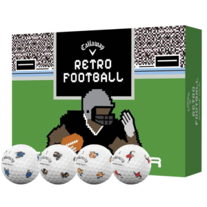 Callaway Chrome Tour Truvis Golf Balls - Retro Football